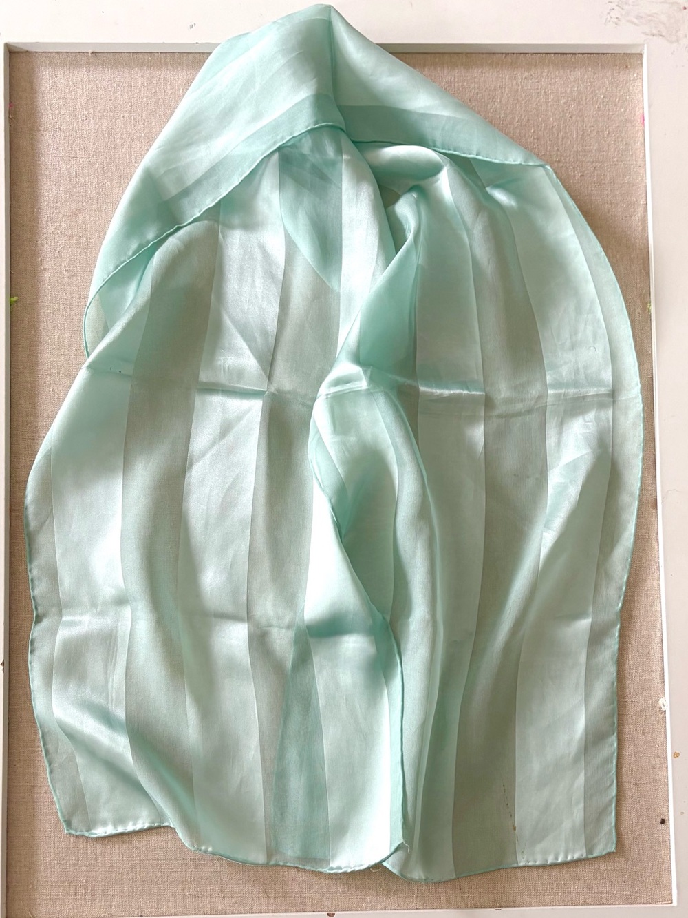Beautiful Sheer Mint Green Scarf